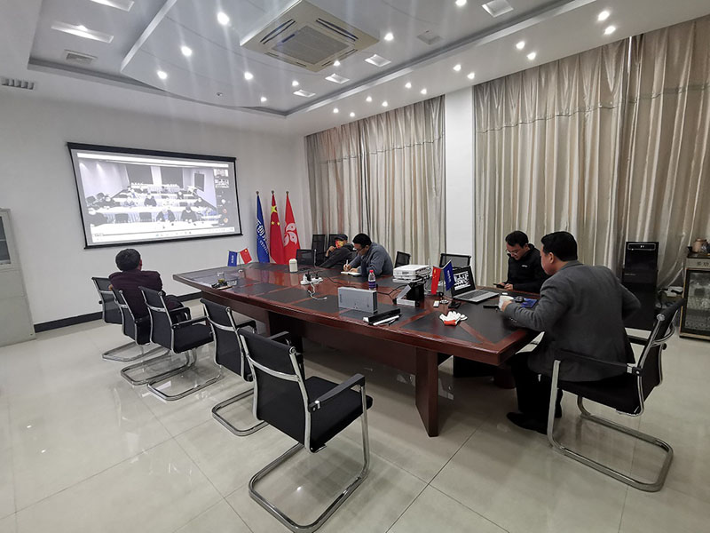 Strong system was invited to participate in the online new material exchange seminar held by the material procurement center of CSCEC Oriental decoration Co., Ltd(图1)