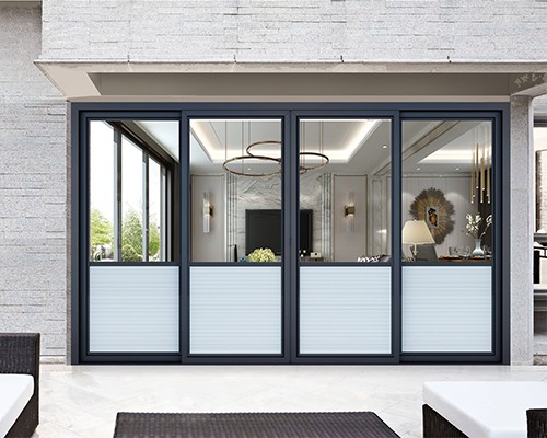 Electric sunshade double door(图1)