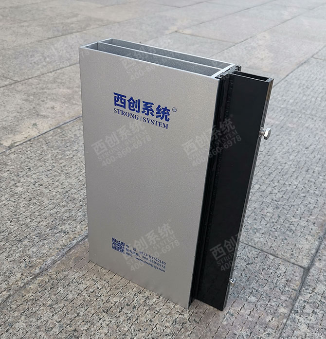 薄壁厚抗面平日型精制钢系统型材160×60×3×5mm(图2)