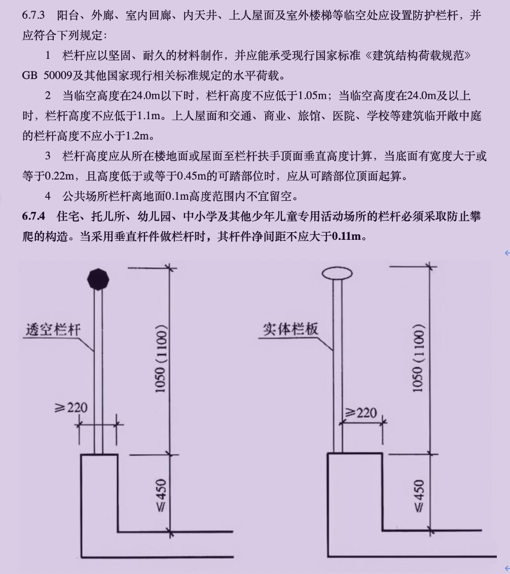 规范条文 | 史上最全栏杆条文汇总 (图4)