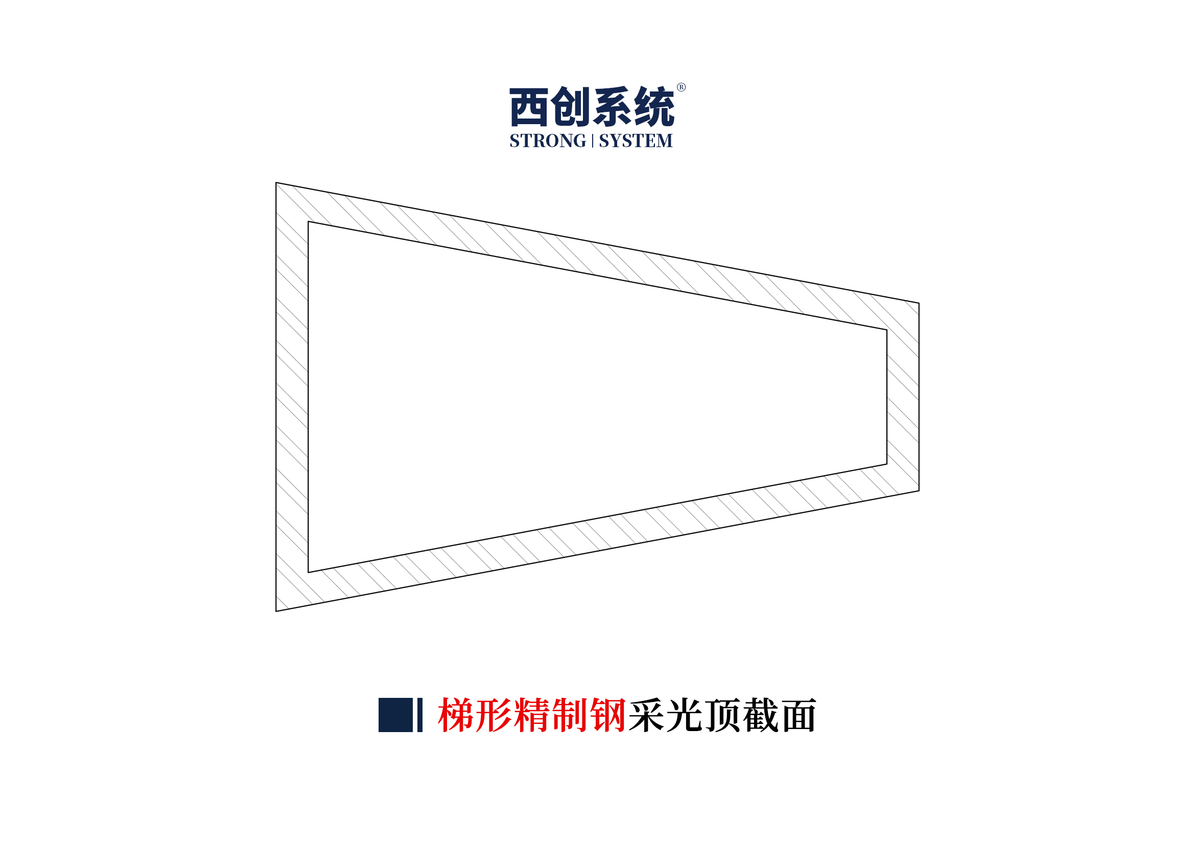 上海项目矩形、梯形精制钢采光顶系统图纸深化案例 - 西创系统(图5)