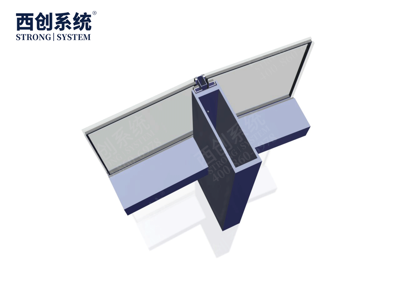 重庆渝中超高层矩形凹头精制钢玻璃幕墙系统——西创系统(图8)
