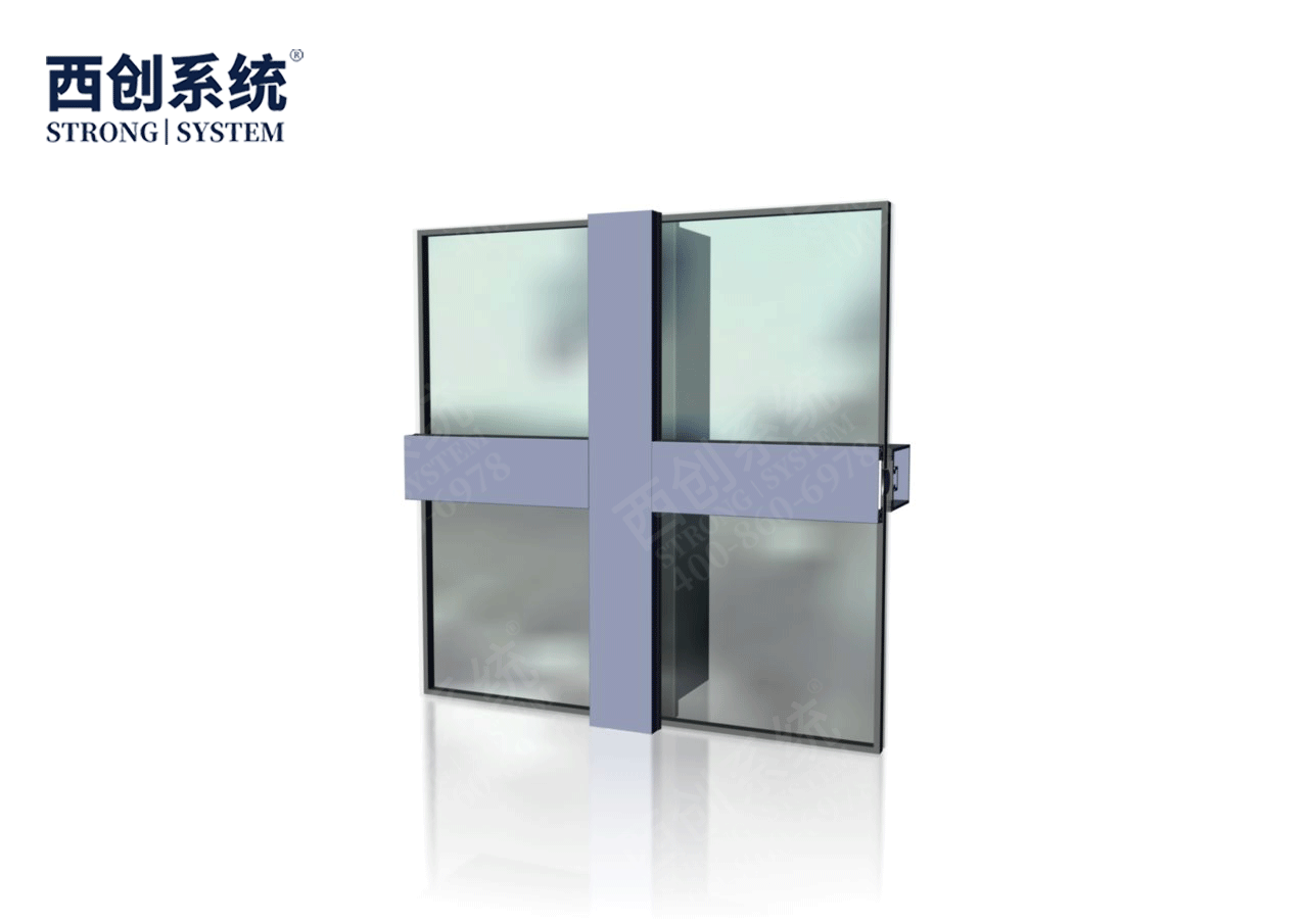 江西新能源科技综合楼冷弯精制钢玻璃幕墙系统 —— 西创系统(图9)