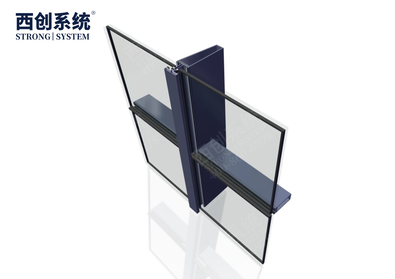 深圳国际艺术中心项目梯形、平行四边形精制钢玻璃幕墙系统——西创系统(图5)