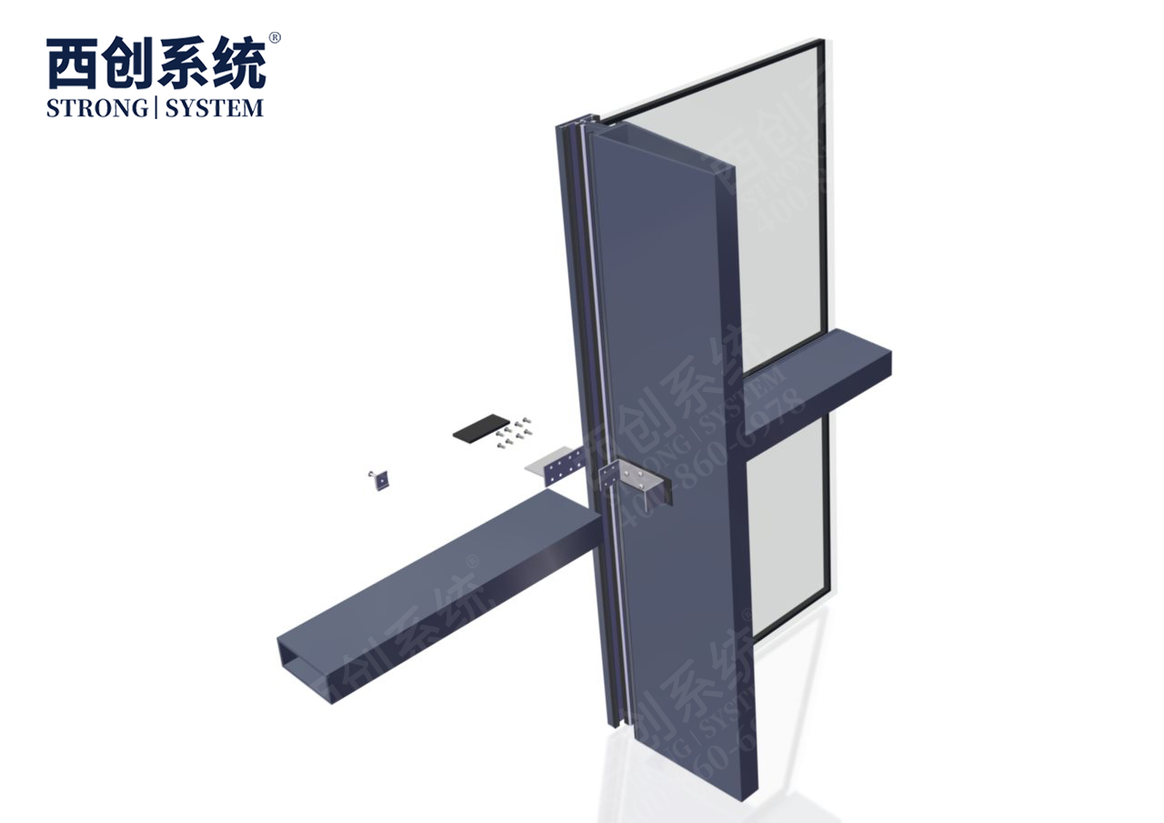 深圳国际艺术中心项目梯形、平行四边形精制钢玻璃幕墙系统——西创系统(图12)