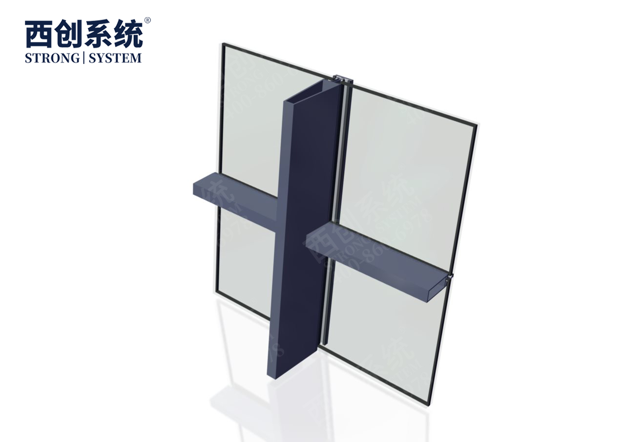 深圳国际艺术中心项目梯形、平行四边形精制钢玻璃幕墙系统——西创系统(图7)