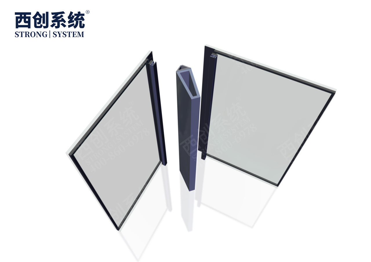浙江智慧谷梯形精制钢转阳角玻璃幕墙系统——西创系统(图11)