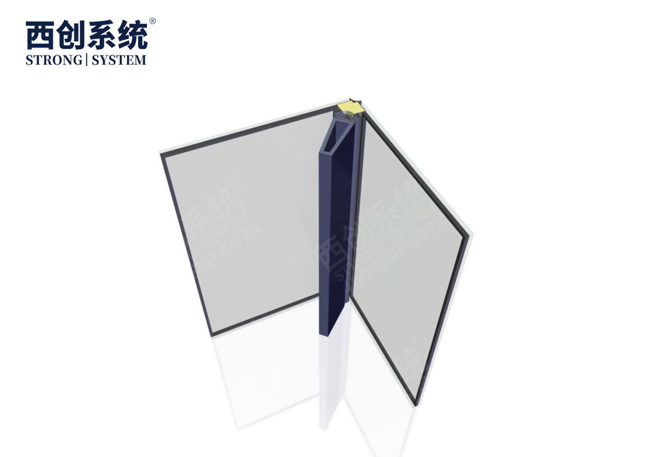 浙江智慧谷梯形精制钢转阳角玻璃幕墙系统——西创系统(图6)