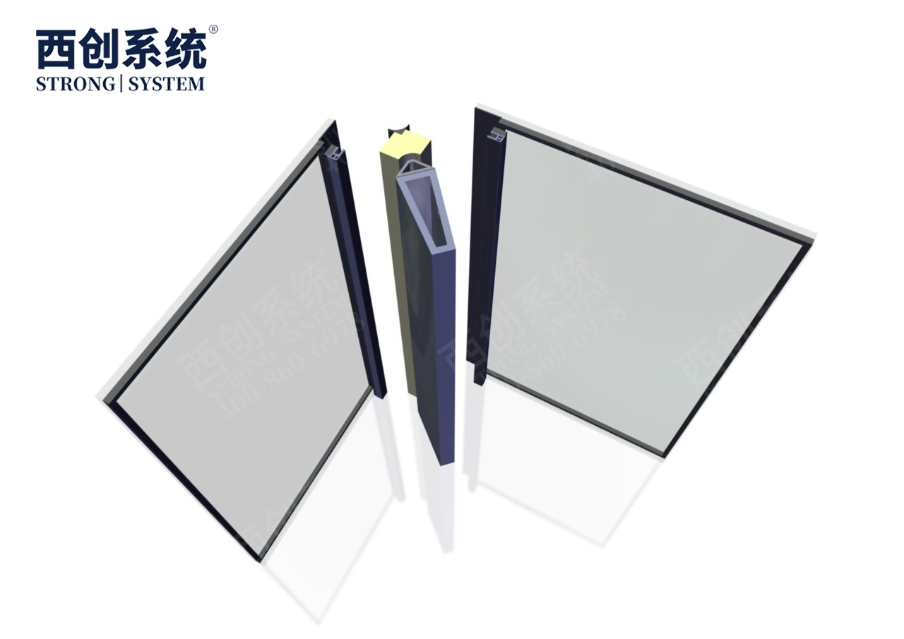 浙江智慧谷梯形精制钢转阳角玻璃幕墙系统——西创系统(图10)