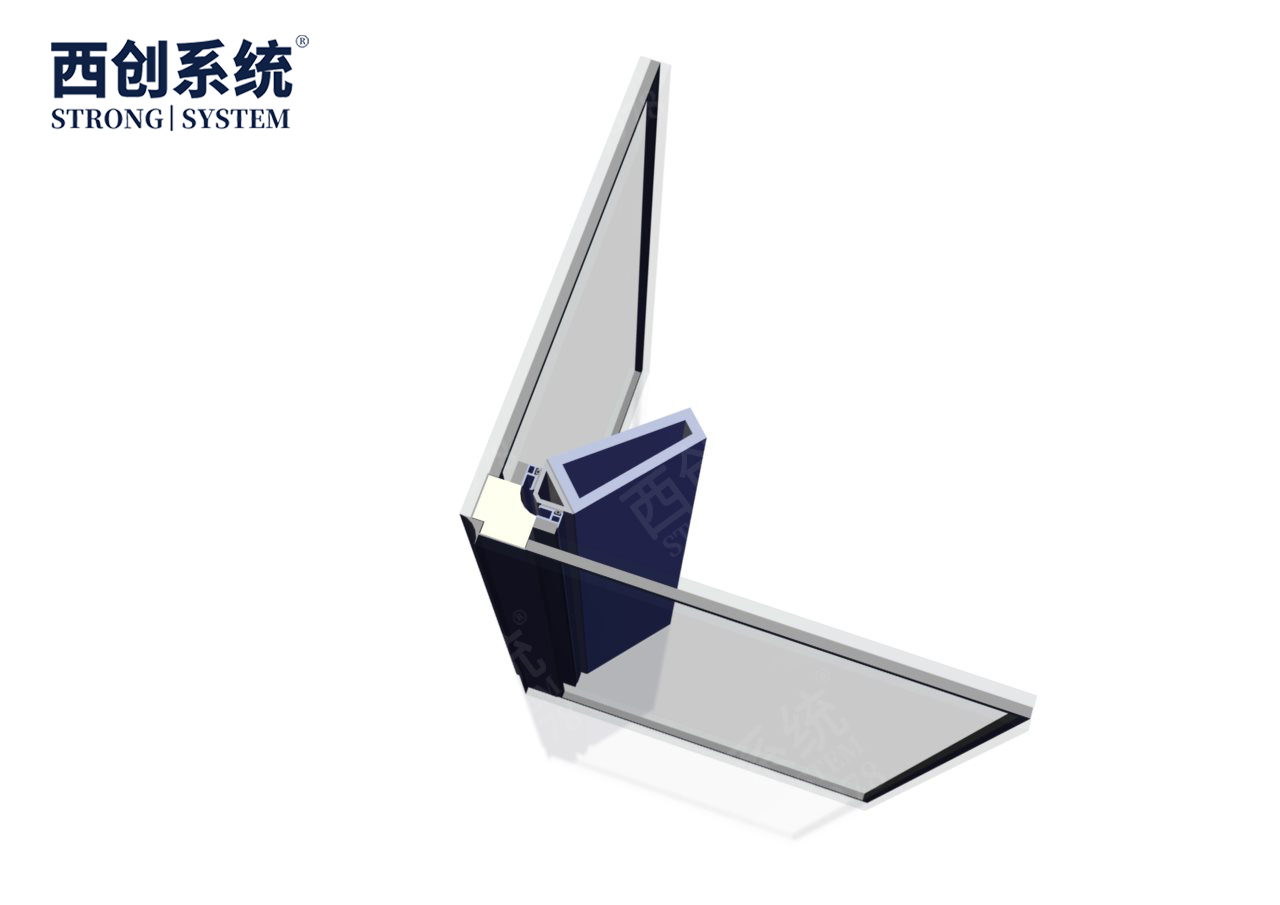 浙江智慧谷梯形精制钢转阳角玻璃幕墙系统——西创系统(图7)