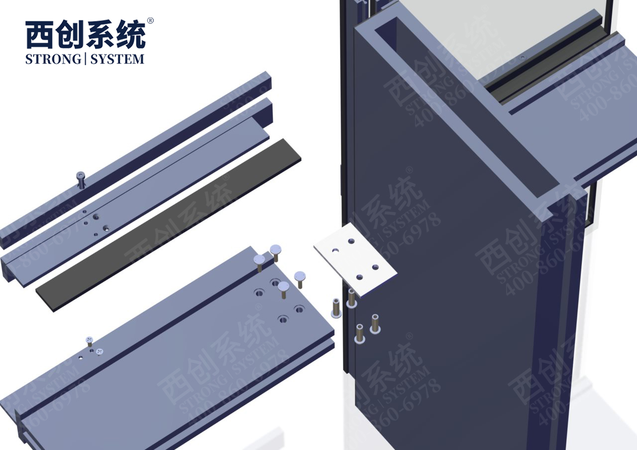  上海项目凹型精制钢玻璃幕墙系统——西创系统(图13)