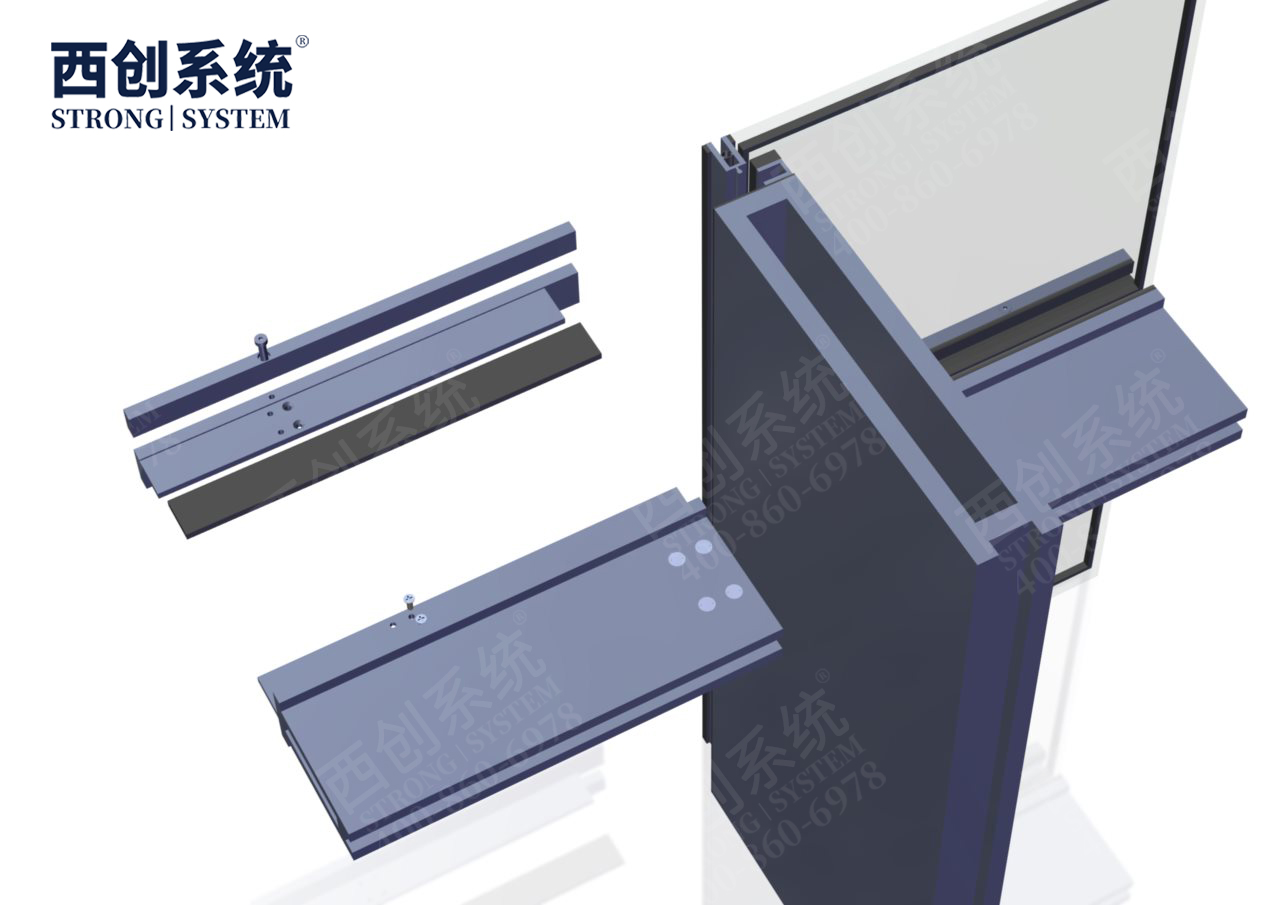  上海项目凹型精制钢玻璃幕墙系统——西创系统(图12)